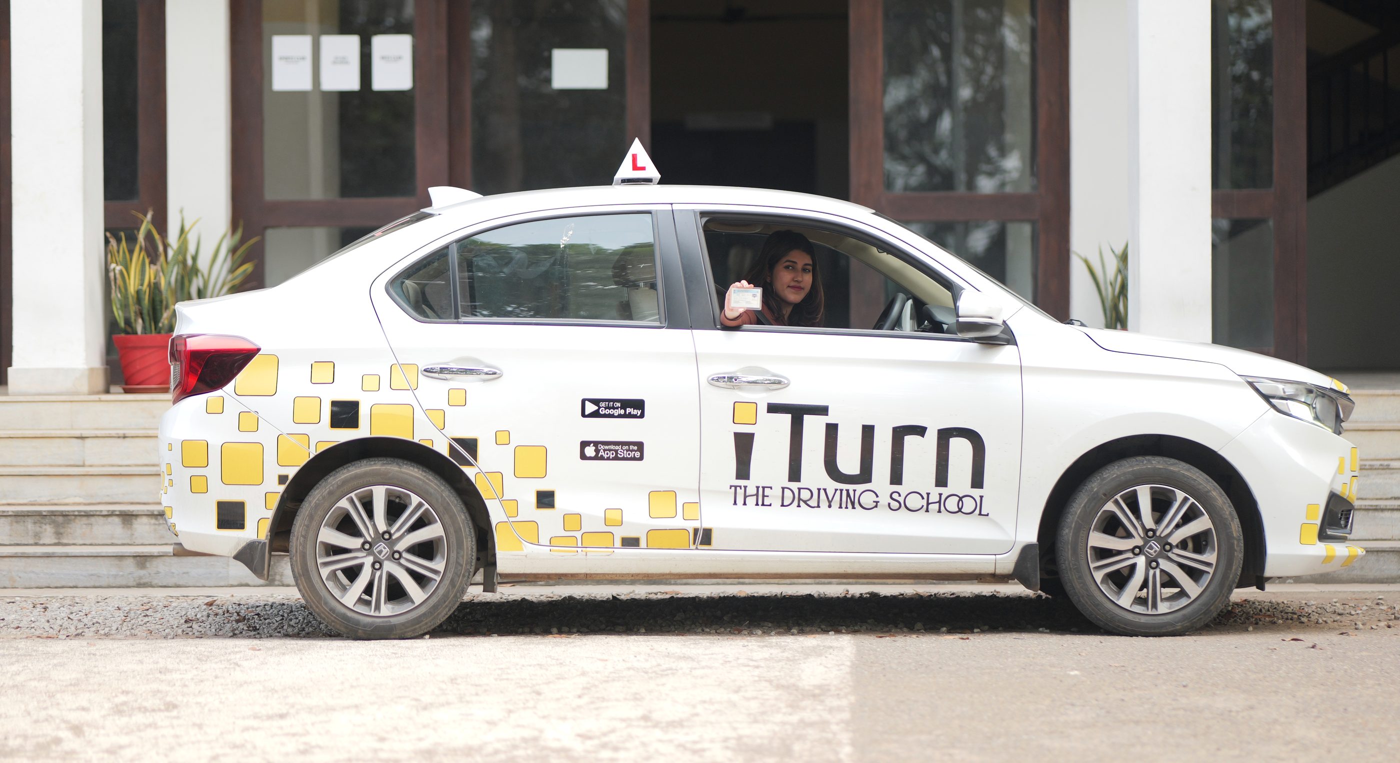 iTurn driving school centre with branded training fleet